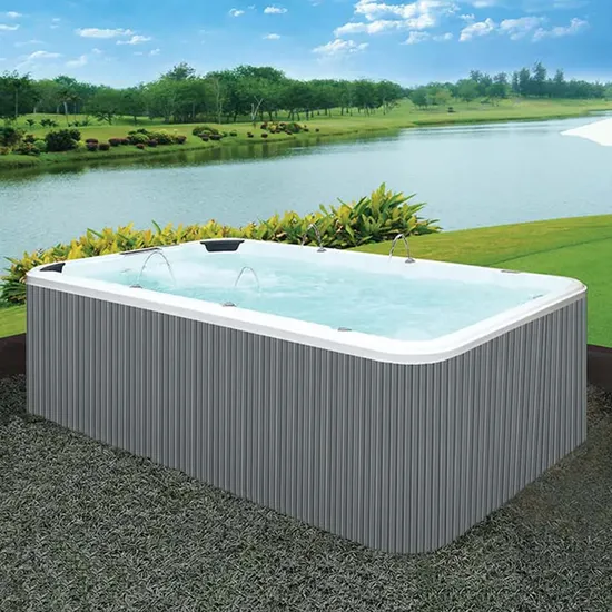Swim Acrylic Above Ground Endless Acrylic and Garden Outdoor Water Container Frame Swimming Inground Above Ground Hot Tub Pool Price