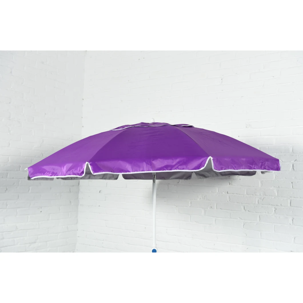 Advertising UV Protection Outdoor Large Beach Sun Umbrella with Restaurant Garden