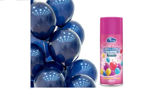 OEM Party Supplies Lustre durable Utilisation pratique Latex Balloon Shine Spray and Polish