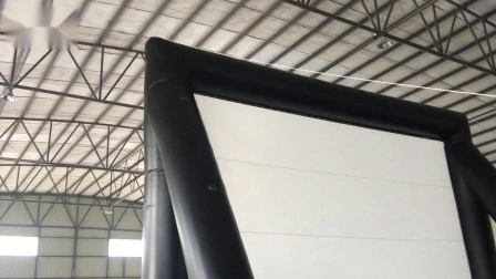 Grand écran de cinéma TV gonflable de 40 pieds pour lecteur de projecteur de cinéma