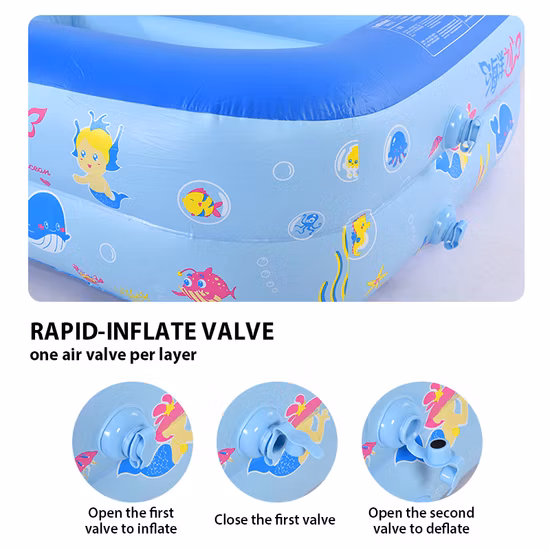 Creative nouvelle piscine de jet de jouet gonflable en PVC en plein air