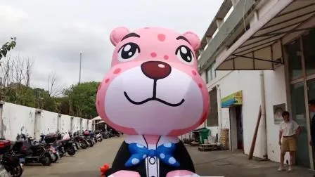 Homme de danse de danseur d'air de ciel de la publicité adapté aux besoins du client avec le ventilateur gonflable