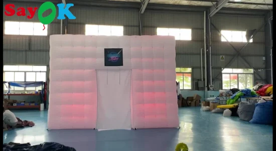 Fabricant de Sayok Tente gonflable extérieure géante de partie de LED pour la boîte de nuit avec des lumières de LED