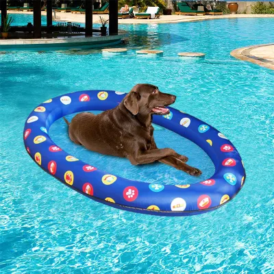 Piscine gonflable pour chien de bateau à flotteur durable