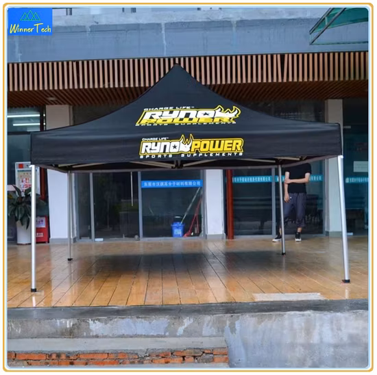 Tente de publicité d'auvent de tente de Gazebo se pliante extérieure d'exposition de taille variée pour le salon commercial d'événement-W00007
