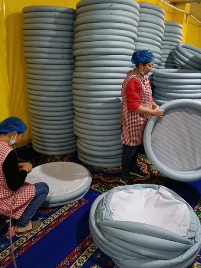 La piscine gonflable faite sur commande d'explosion de fruit de beignet de pastèque badine le jeu à la maison d'enfants