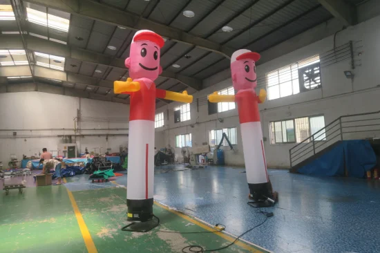 Hommes gonflables de pneu de mécanicien de type de ciel, danseur gonflable bon marché d'air pour la voiture