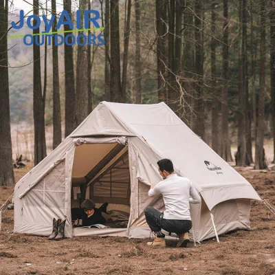 Camping familial étanche de haute qualité maison gonflable pôle d'air tente glamping camping gonflable pour l'extérieur