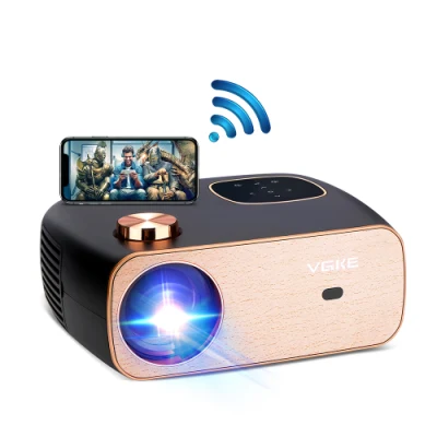 Portable 5g WiFi Projector Mini Smart Real 1080P Full HD Movie Proyector 200′ ′ Grand écran LED Projectorsjector