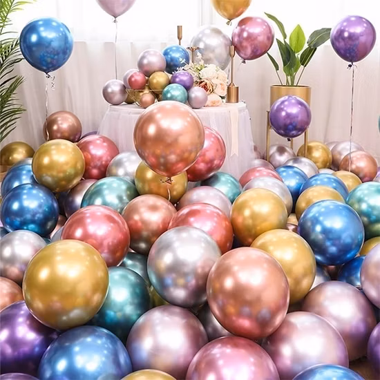 Ballon gonflable en latex d'hélium métallique de conception OEM