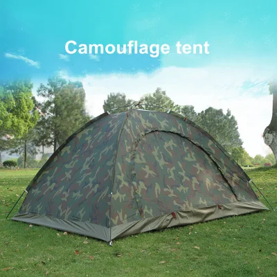 1-2 personnes en plein air plage abri pare-soleil instantané Camping tente Camouflage tente Couples loisirs tente