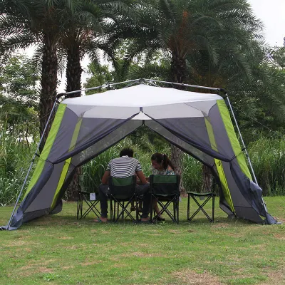 Tente de plage portable pour 4 à 8 personnes, ombre de plage pour le camping