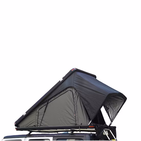 Tente de toit rigide en triangle en aluminium de camping